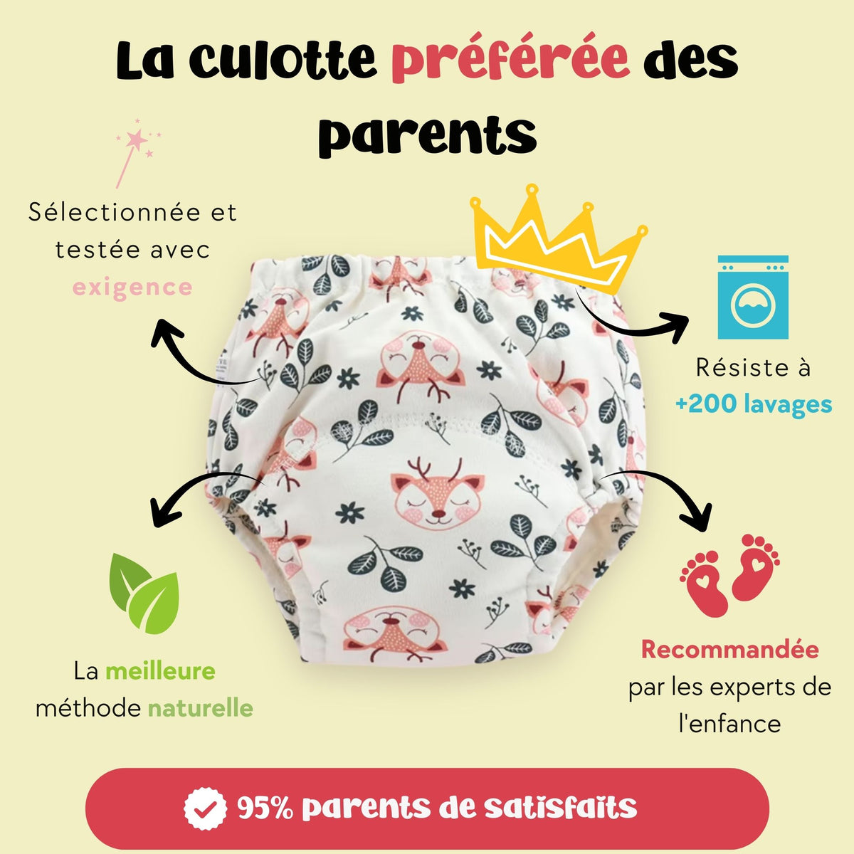 Culottes d'apprentissage "Dino" 🦖