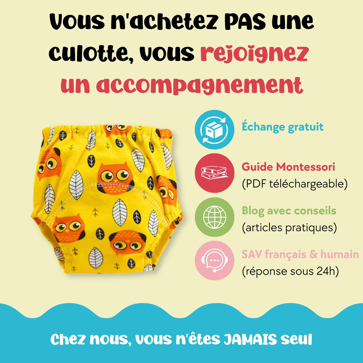Accompagnement complet pour l’apprentissage de la propreté avec échange gratuit et guide Montessori