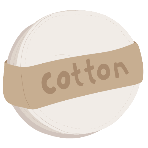 Icône illustrant le coton bio utilisé pour les culottes d’apprentissage.